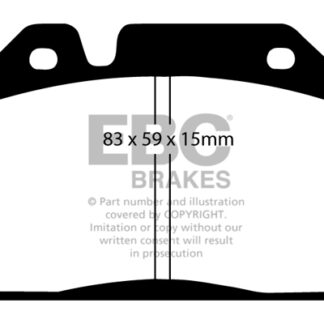 DP121 EBC Ultimax Front Pads Caliper-Bendix PEUGEOT