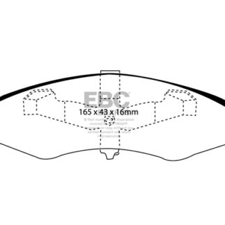 DP1202 EBC Ultimax Front Pads Caliper-NA CHRYSLER (USA)