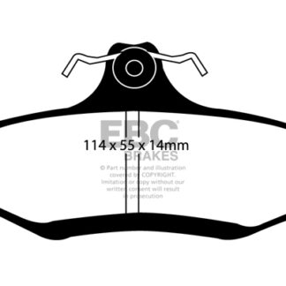 DP1197 EBC Ultimax Rear Pads Caliper-NA DAEWOO