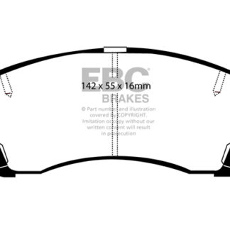 DP1189 EBC Ultimax Front Pads Caliper-NA MAZDA COMMERCIAL