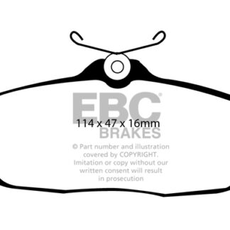DP1164 EBC Ultimax Rear Pads Caliper-NA FORD