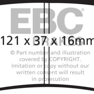DP1160 EBC Ultimax Rear Pads Caliper-NA CADILLAC