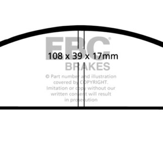 DP116 EBC Ultimax Front Pads Caliper-Bendix ABARTH