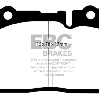 DP1154 EBC Ultimax Front Pads Caliper-NA LEXUS
