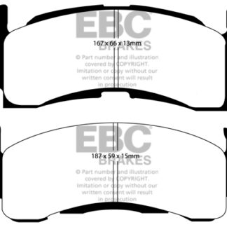 DP1145 EBC Ultimax Front Pads Caliper-NA CHEVROLET