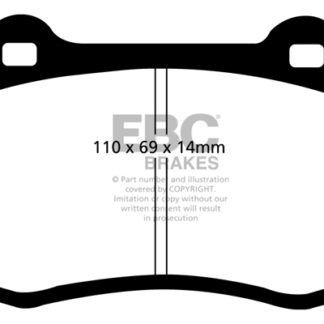 DP1140 EBC Ultimax Front Pads Caliper-Brembo CITROEN