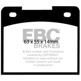 DP114 EBC Ultimax Front Pads Caliper-Girling/TRW BEDFORD