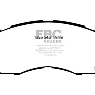 DP1138 EBC Ultimax Front Pads Caliper-NA SUBARU