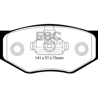 DP1137 EBC Ultimax Front Pads Caliper-VW SEAT