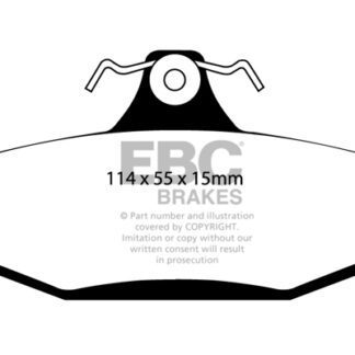 DP1132 EBC Ultimax Rear Pads Caliper-NA DAEWOO