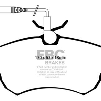 DP1128 EBC Ultimax Front Pads Caliper-Girling/TRW RENAULT