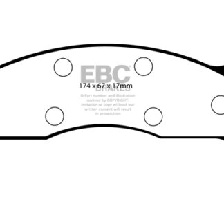 DP1073 EBC Ultimax Front Pads Caliper-NA KIA