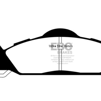 DP1126 EBC Ultimax Front Pads Caliper-NA DAEWOO