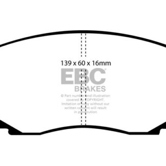 DP1121 EBC Ultimax Front Pads Caliper-NA MAZDA