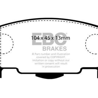 DP1120 EBC Ultimax Front Pads Caliper-Akebono DAIHATSU