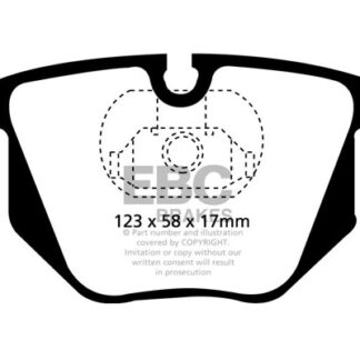 DP1118 EBC Ultimax Rear Pads Caliper-ATE BMW