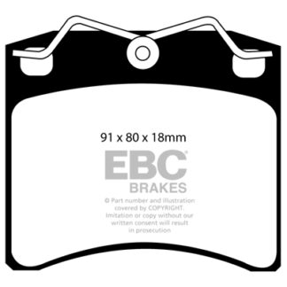 DP1116 EBC Ultimax Front Pads Caliper-Girling/TRW VOLKSWAGEN