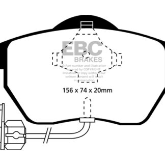 DP1114 EBC Ultimax Front Pads Caliper-ATE AUDI