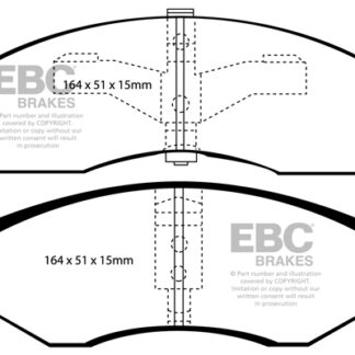 DP1065 EBC Ultimax Front Pads Caliper-NA CHRYSLER (USA)