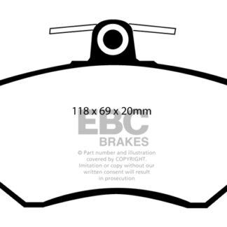 DP1113 EBC Ultimax Front Pads Caliper-Girling/TRW VOLKSWAGEN