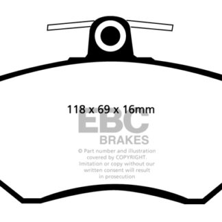 DP1112 EBC Ultimax Front Pads Caliper-Girling/TRW AUDI