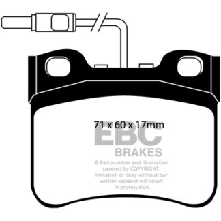 DP1111 EBC Ultimax Front Pads Caliper-ATE CITROEN