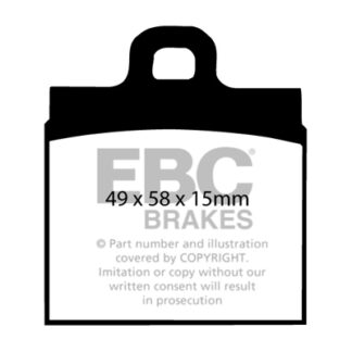 DP111 EBC Ultimax Front Pads Caliper-ATE VOLKSWAGEN