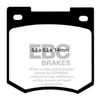 DP106 EBC Ultimax Front Pads Caliper-Girling/TRW AUSTIN
