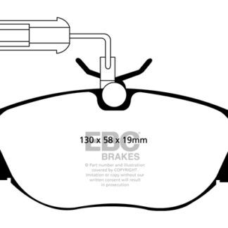 DP1109 EBC Ultimax Front Pads Caliper-Girling/TRW ALFA ROMEO