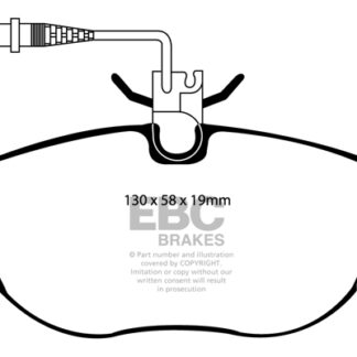 DP1108 EBC Ultimax Front Pads Caliper-Girling/TRW CITROEN