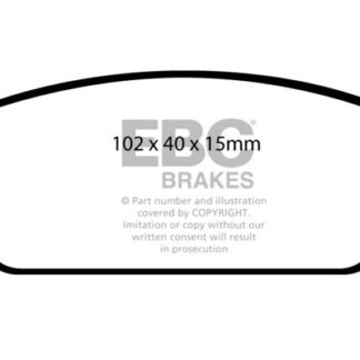 DP1106 EBC Ultimax Front Pads Caliper-NA SUZUKI COMMERCIAL