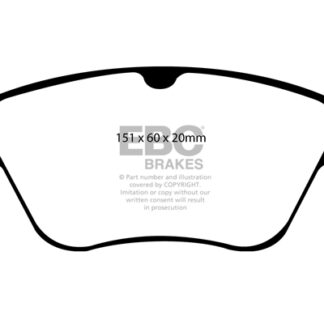 DP1055 EBC Ultimax Front Pads Caliper-ATE MERCEDES-BENZ