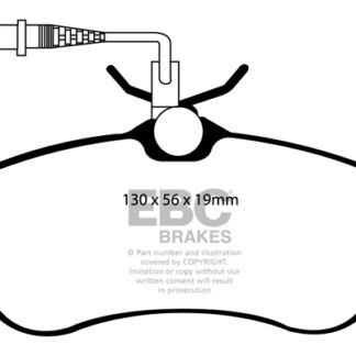 DP1104 EBC Ultimax Front Pads Caliper-Girling/TRW CITROEN