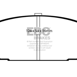 DP1103 EBC Ultimax Front Pads Caliper-NA MAZDA