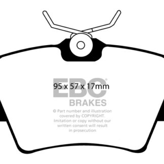 DP1102 EBC Ultimax Rear Pads Caliper-Girling/TRW VOLKSWAGEN