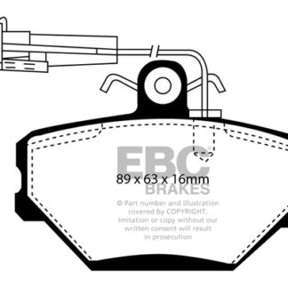 DP1052 EBC Ultimax Front Pads Caliper-Girling/TRW FSO
