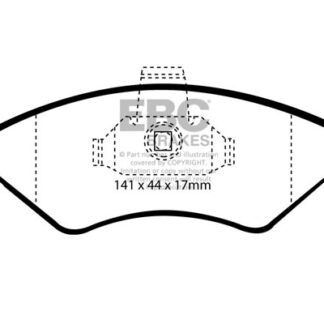 DP1050 EBC Ultimax Front Pads Caliper-ATE FORD