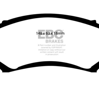 DP1100 EBC Ultimax Front Pads Caliper-NA CHEVROLET