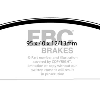 DP110 EBC Ultimax Front Pads Caliper-Bendix FIAT