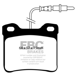 DP1090 EBC Ultimax Rear Pads Caliper-NA MERCEDES-BENZ