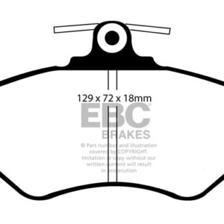 DP1086 EBC Ultimax Front Pads Caliper-NA HYUNDAI COMMERCIAL