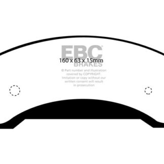 DP1085 EBC Ultimax Front Pads Caliper-NA FORD