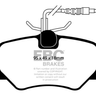 DP1080 EBC Ultimax Front Pads Caliper-Girling/TRW CITROEN