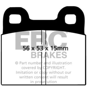 DP105 EBC Ultimax Front Pads Caliper-ATE DAF