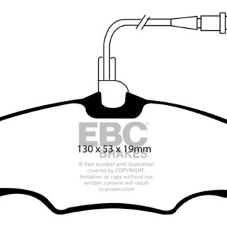 DP1049 EBC Ultimax Front Pads Caliper-Girling/TRW PEUGEOT