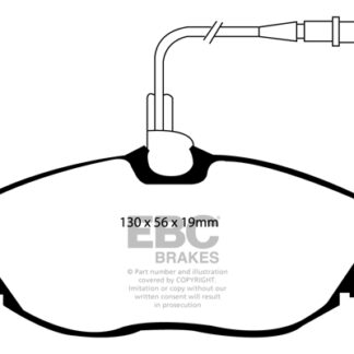 DP1047 EBC Ultimax Front Pads Caliper-Girling/TRW CITROEN