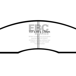 DP1046 EBC Ultimax Front Pads Caliper-NA NISSAN