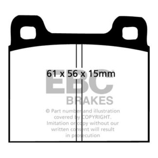 DP104 EBC Ultimax Front Pads Caliper-ATE ALFA ROMEO