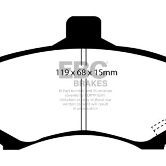 DP1039 EBC Ultimax Front Pads Caliper-Girling/TRW MITSUBISHI