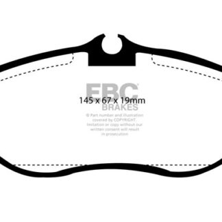 DP1037 EBC Ultimax Front Pads Caliper-Girling/TRW LAND ROVER